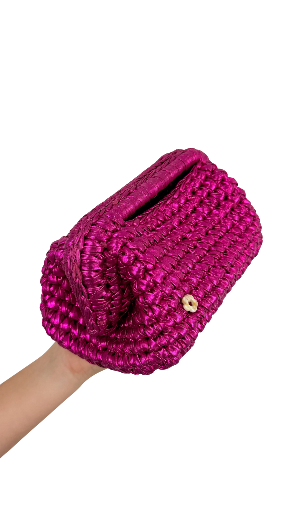 Pink Metallic Clutch | Faux Leather Collection