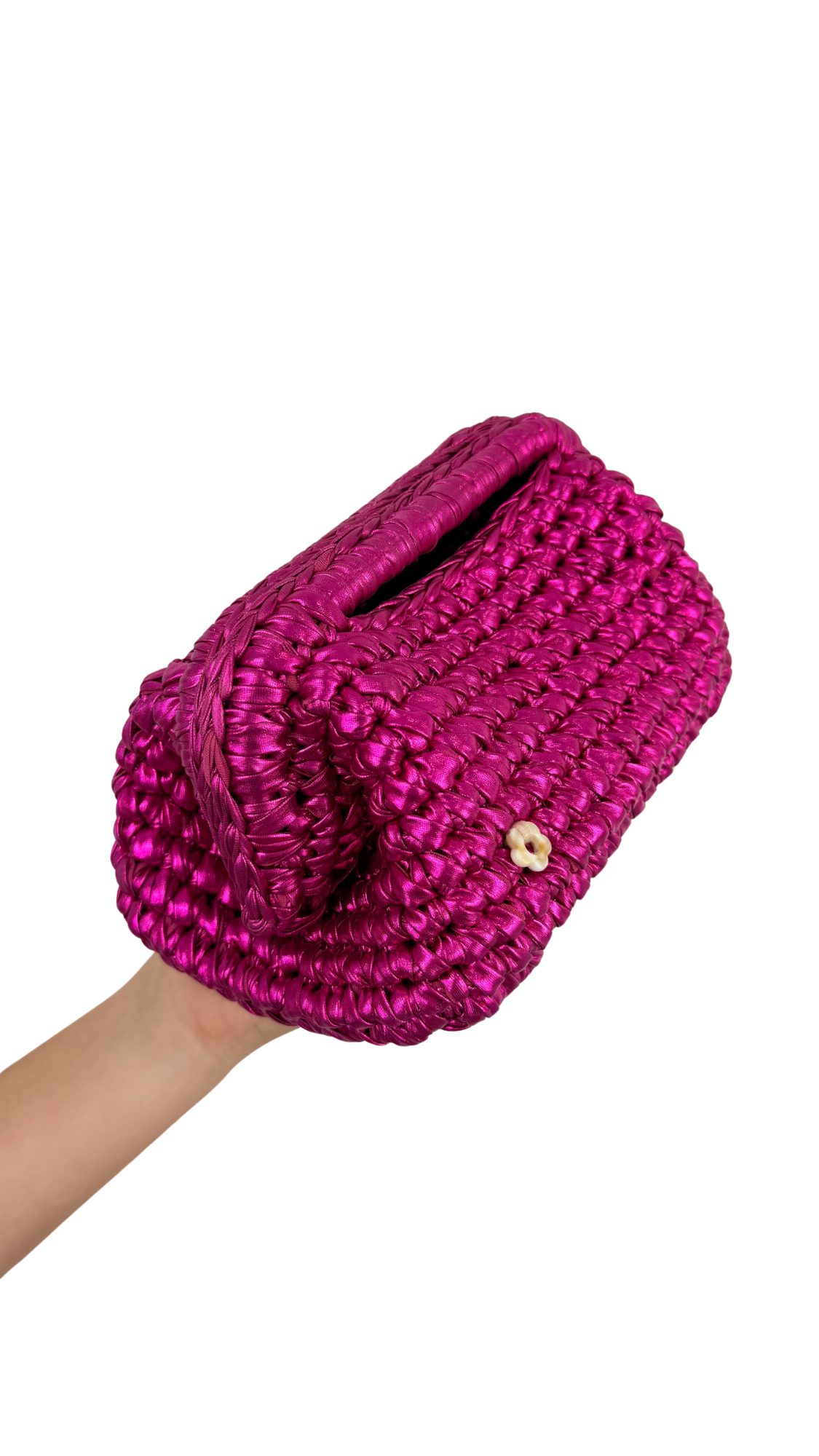 Pink Metallic Clutch | Faux Leather Collection