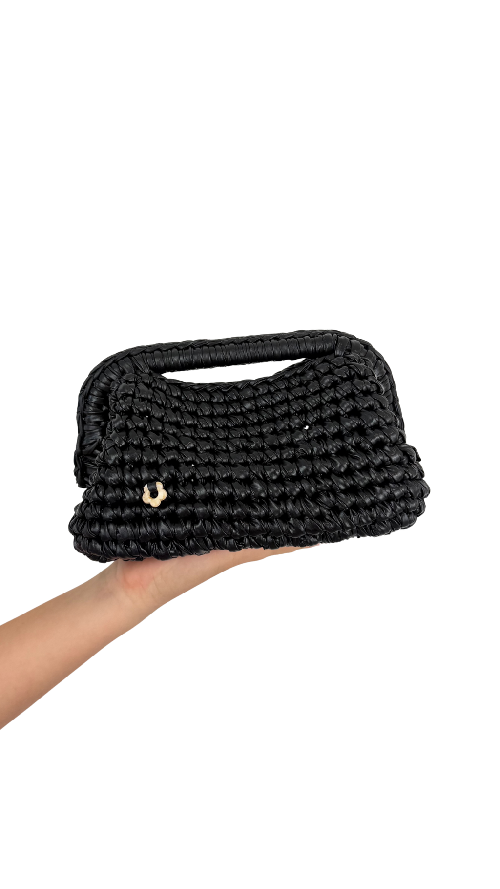 Black Clutch | Faux Leather