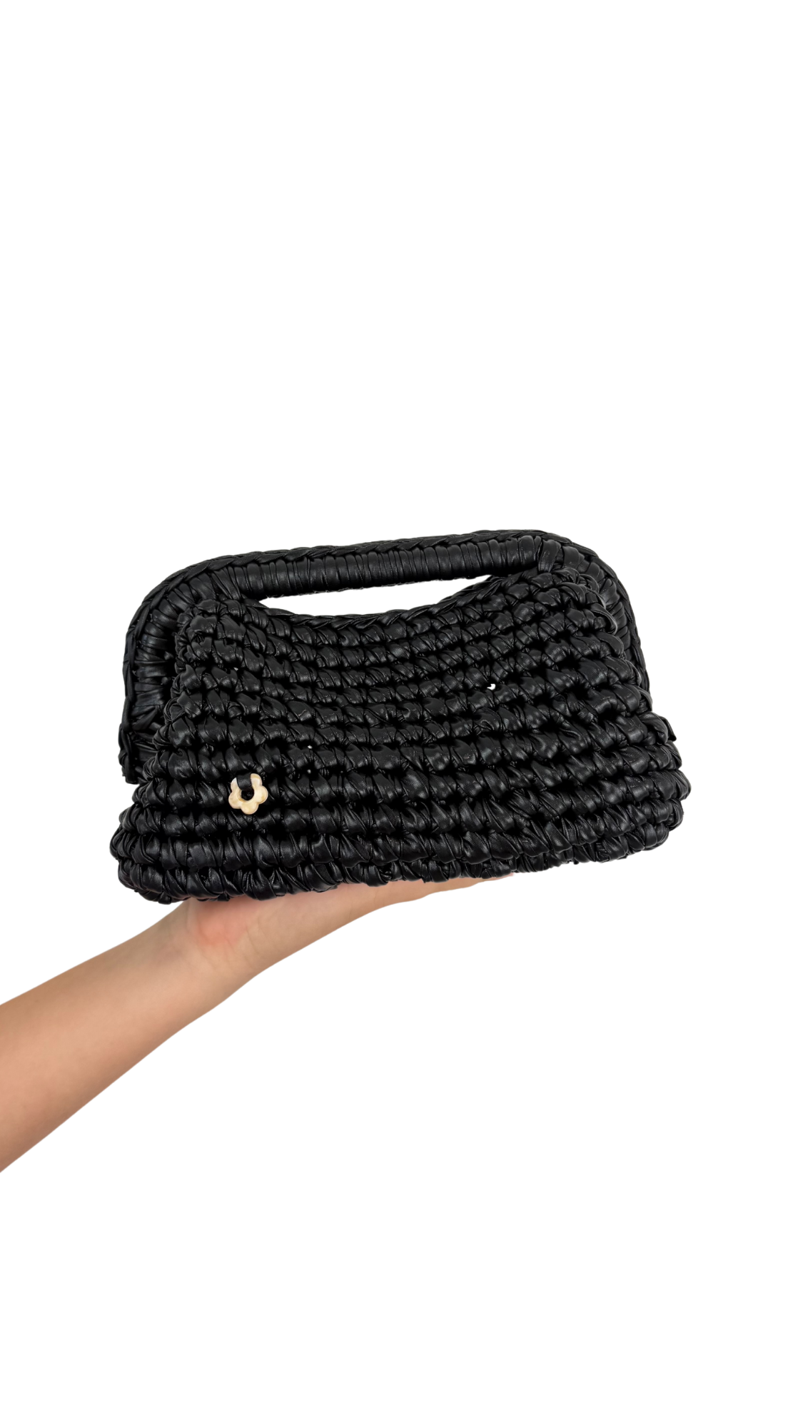 Black Clutch | Faux Leather