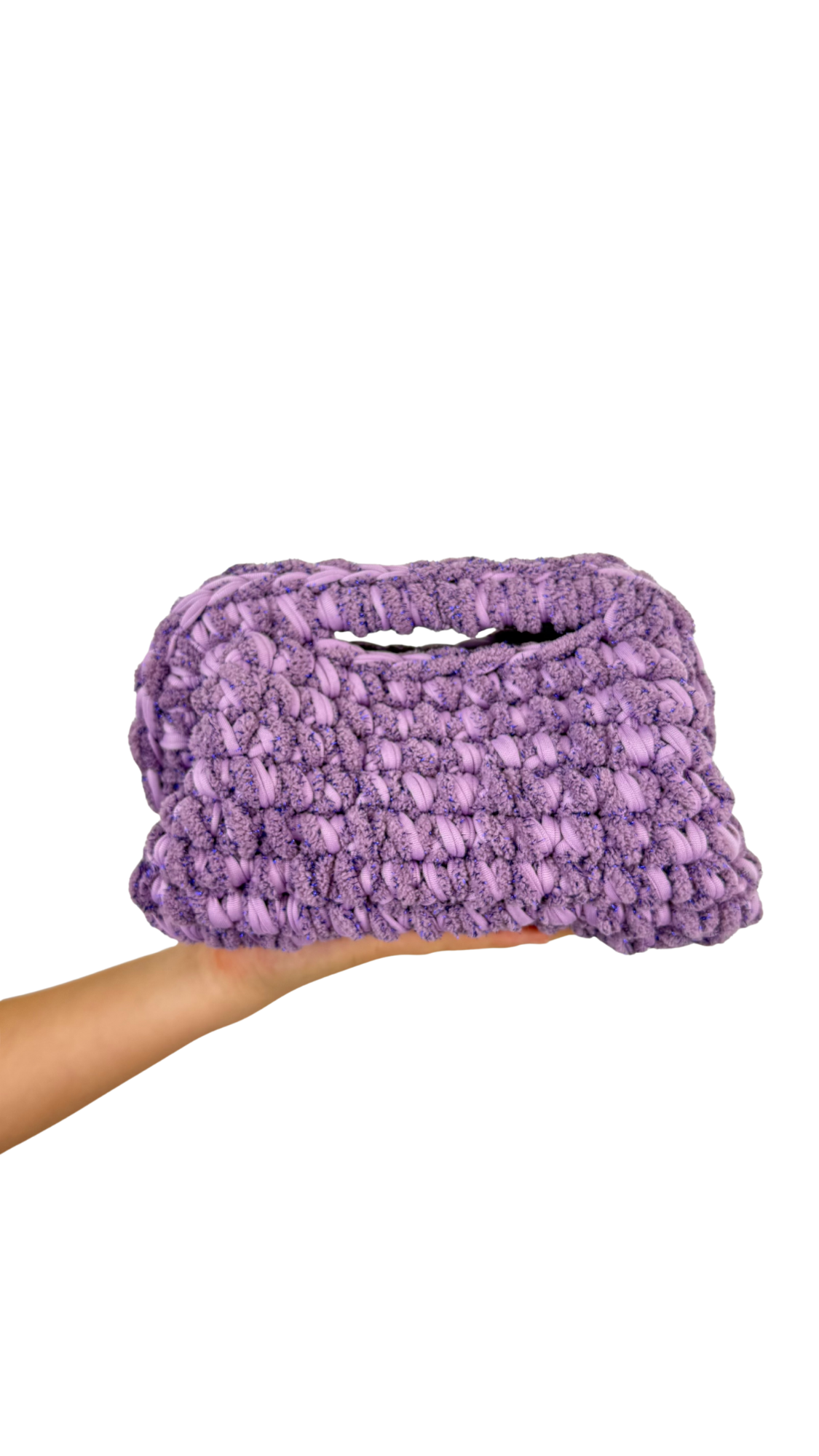 Purple Clutch | T-shirt Yarn Collection