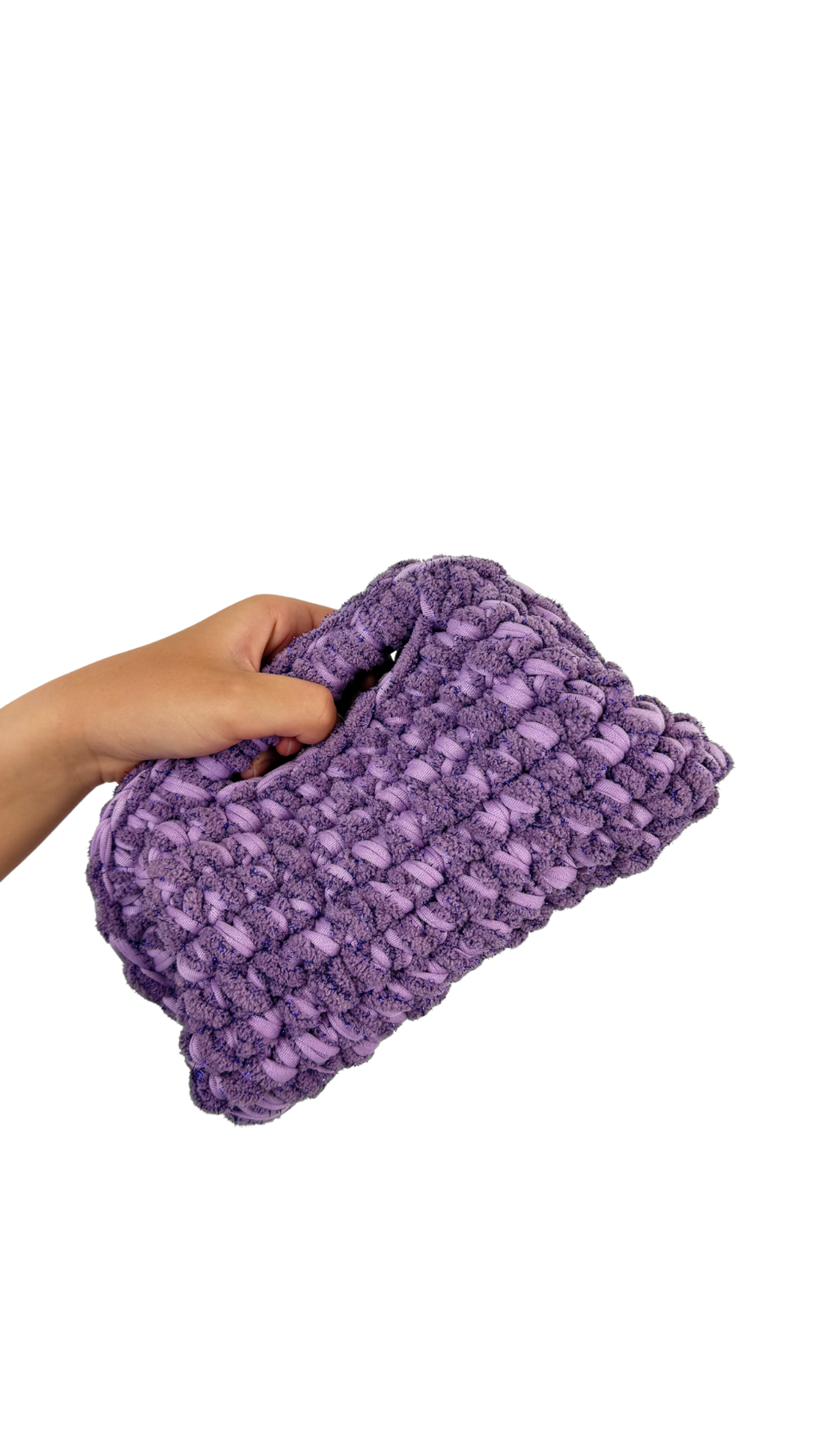Purple Clutch | T-shirt Yarn Collection