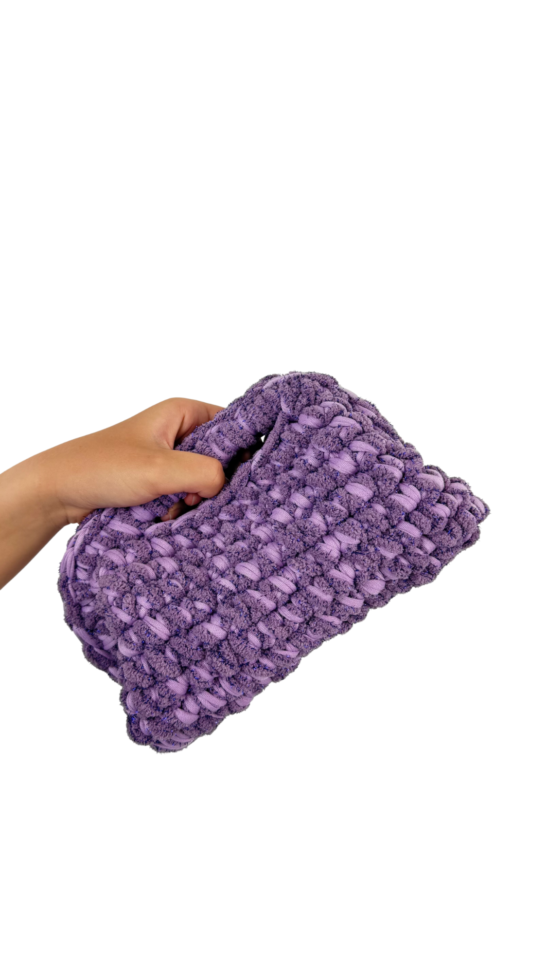 Purple Clutch | T-shirt Yarn Collection
