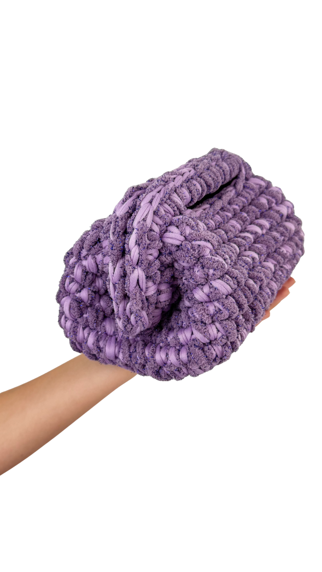 Purple Clutch | T-shirt Yarn Collection
