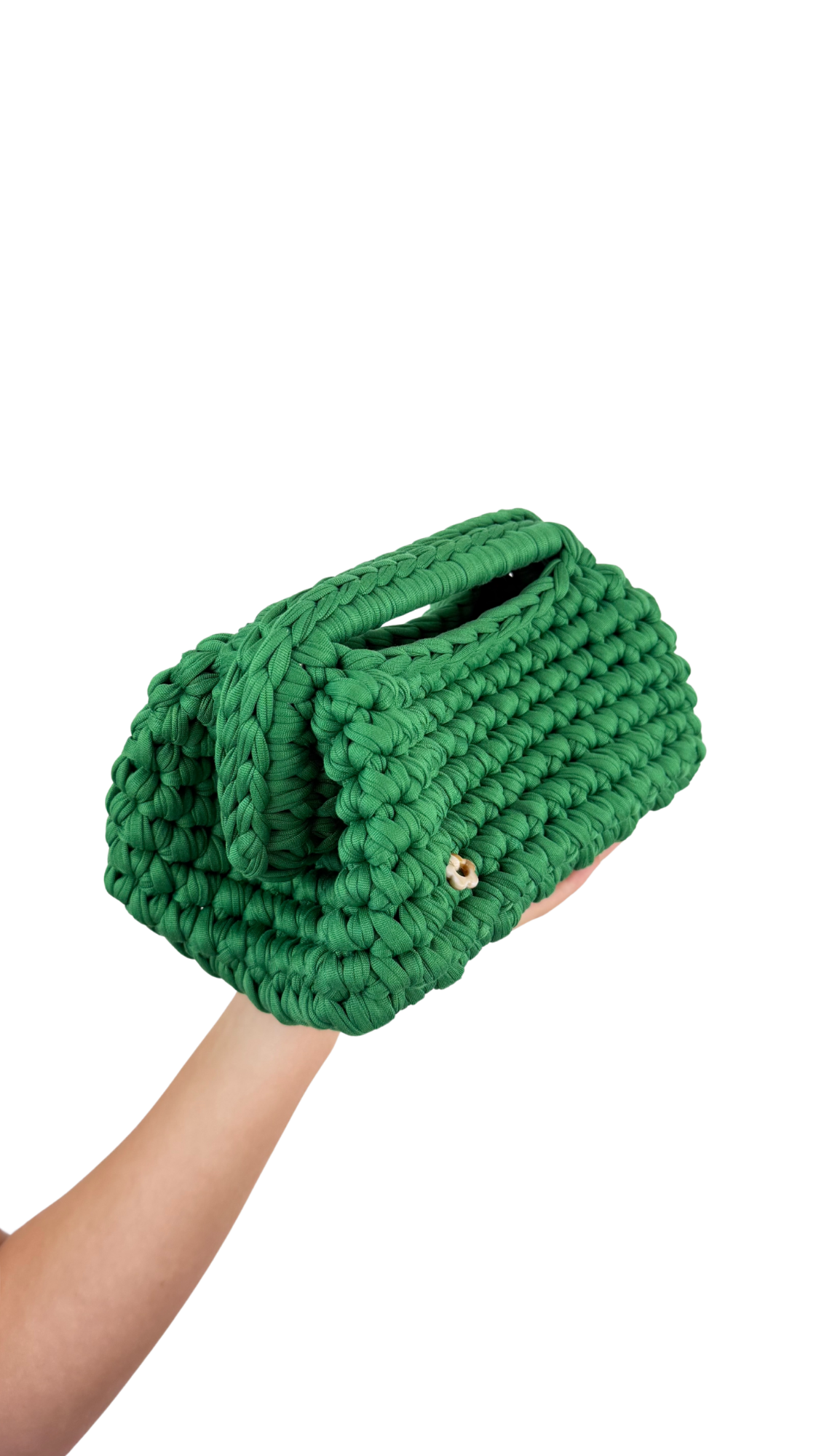 Green Clutch | T-shirt Yarn Collection
