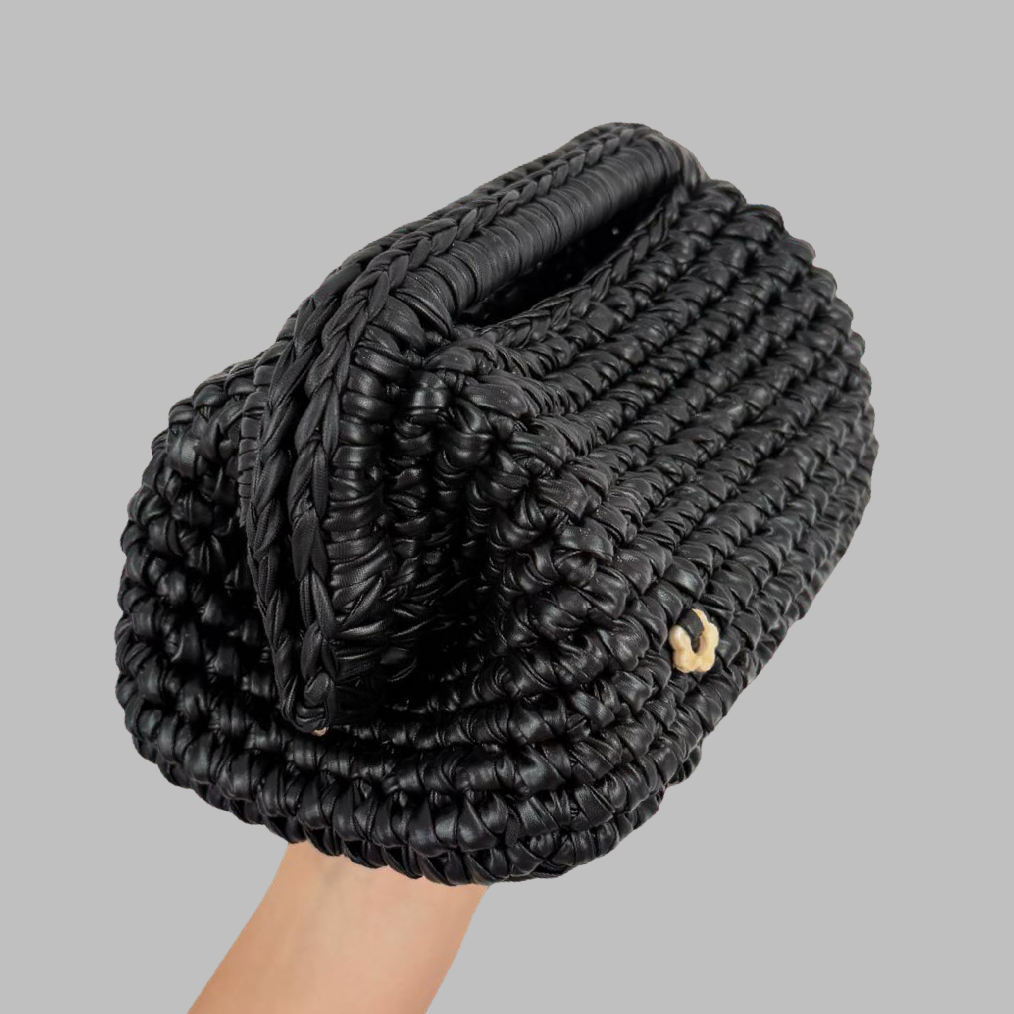 Black Clutch | Faux Leather