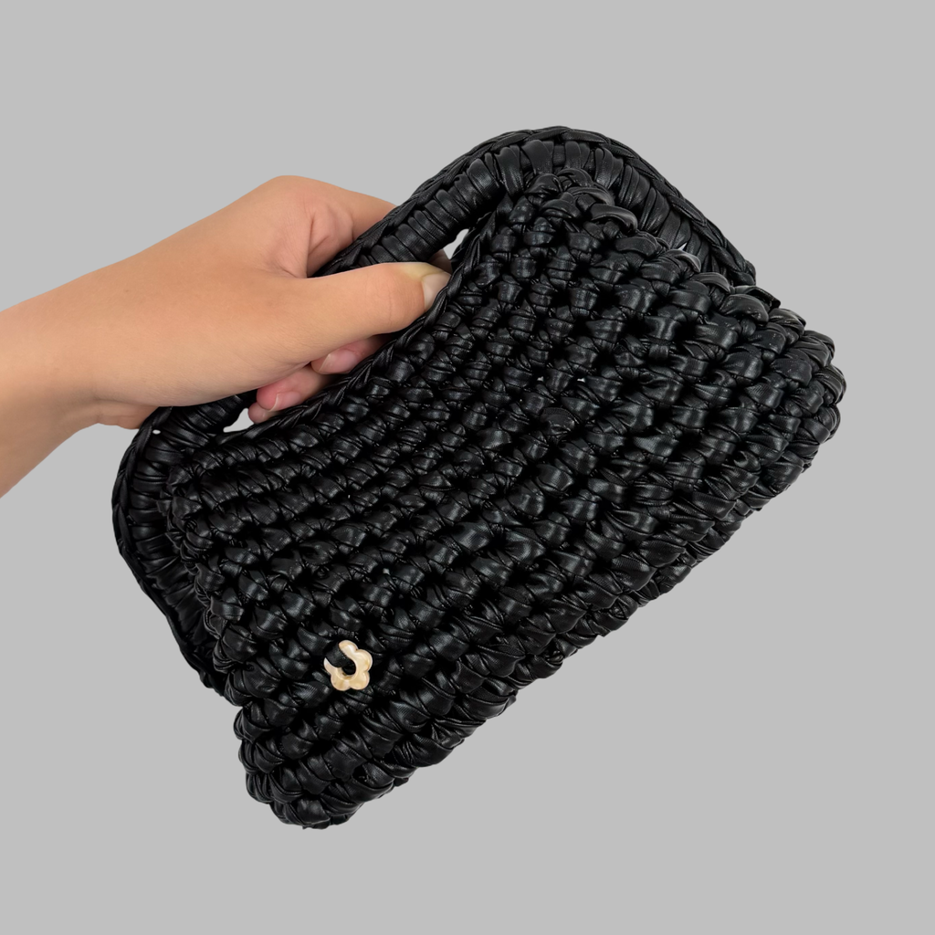 Black Clutch | Faux Leather