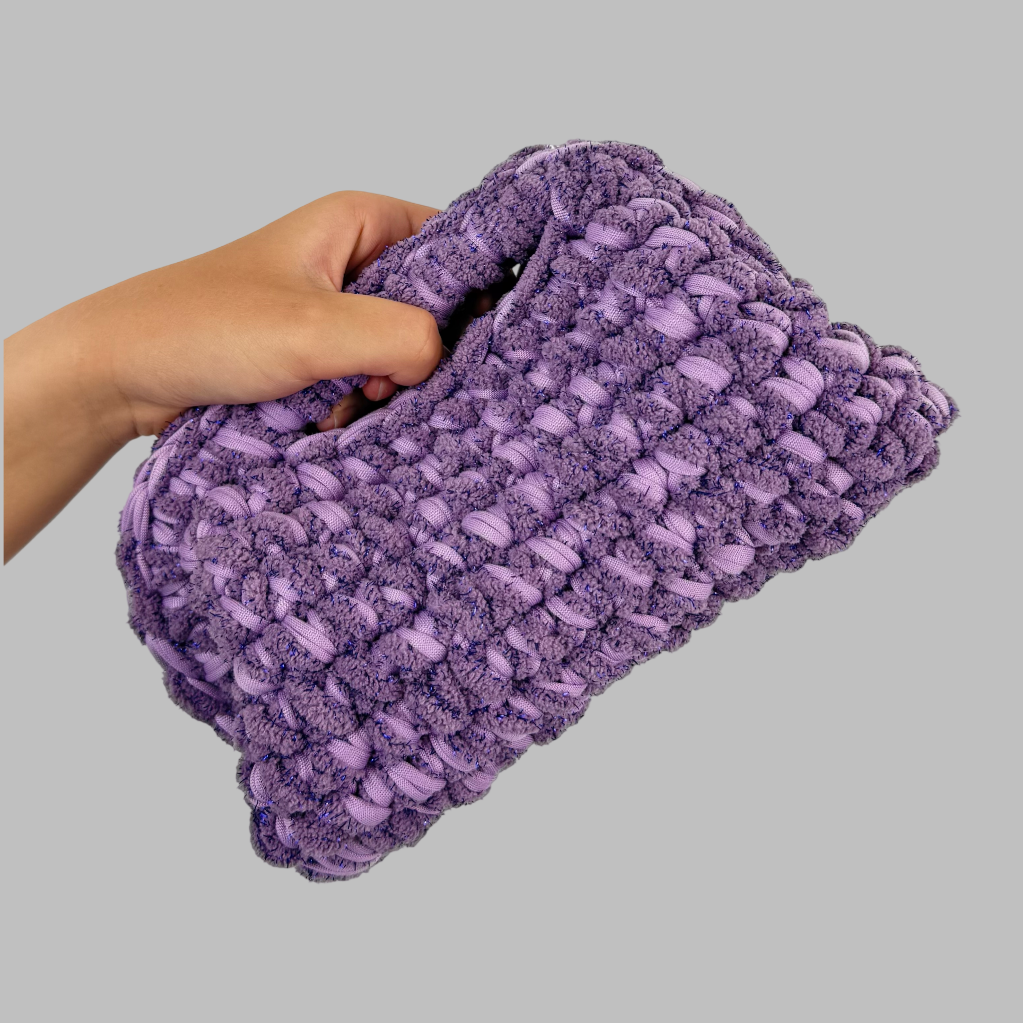 Purple Clutch | T-shirt Yarn Collection